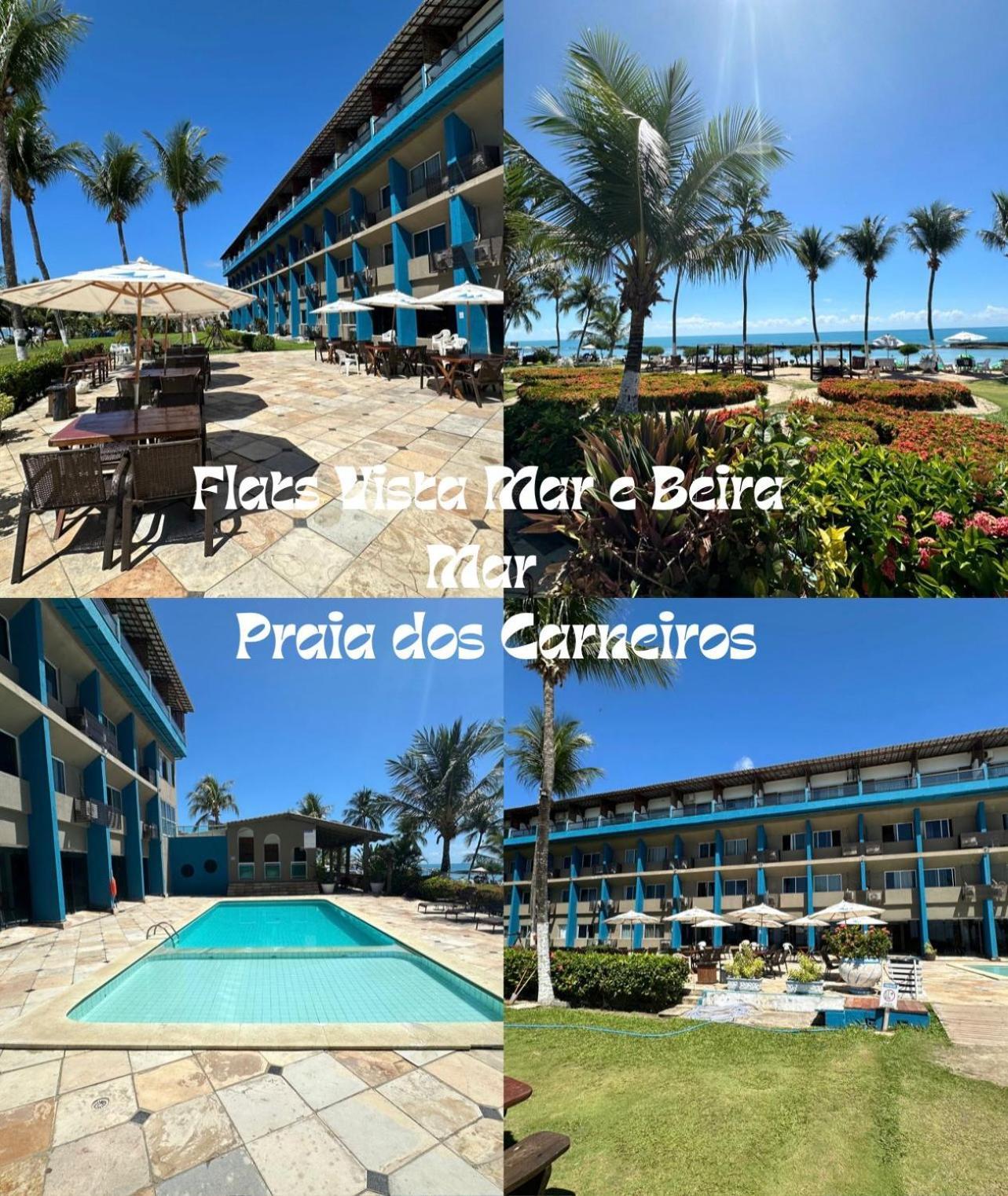 Flats Vista Mar E Frente Mar Na Прайя дос Карнейрос Екстериор снимка