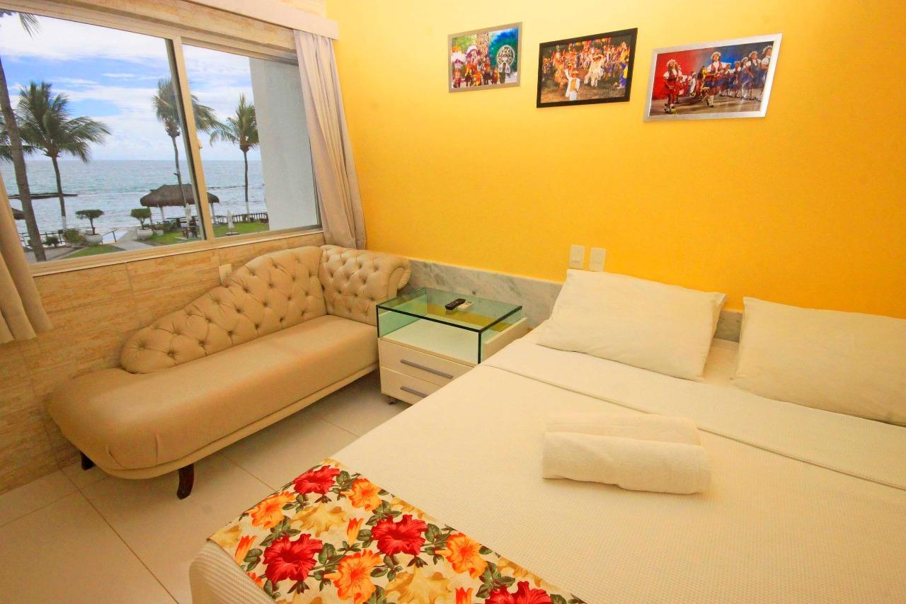 Flats Vista Mar E Frente Mar Na Прайя дос Карнейрос Екстериор снимка