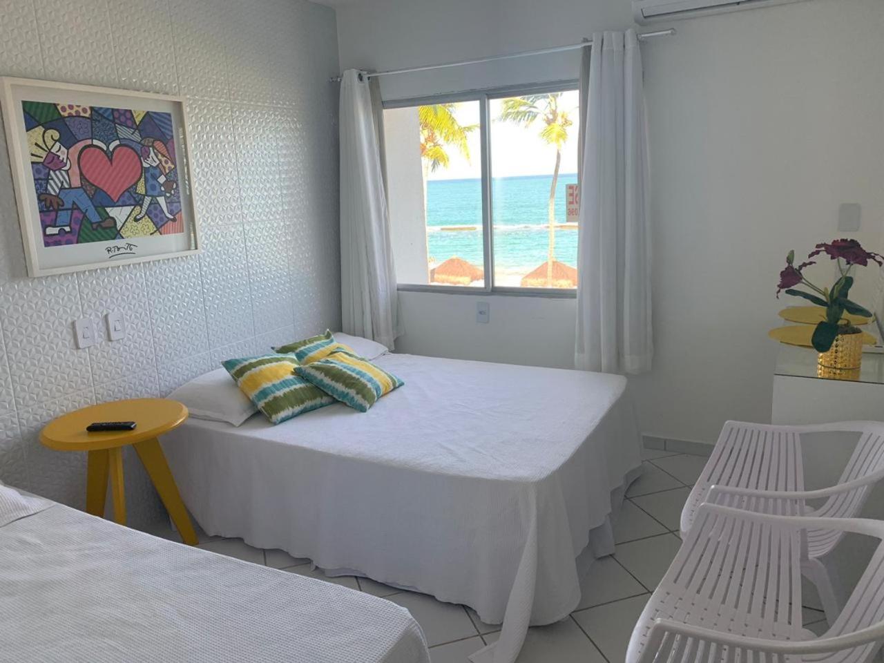 Flats Vista Mar E Frente Mar Na Прайя дос Карнейрос Екстериор снимка